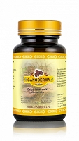 Ganoderma lucidum (Reishi) Grzyb i zarodniki  - NOWE OPAKOWANIE 60 kapsułek 